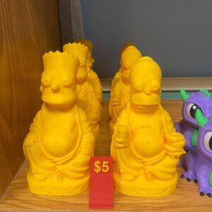 3D Printed Simpsons Statue